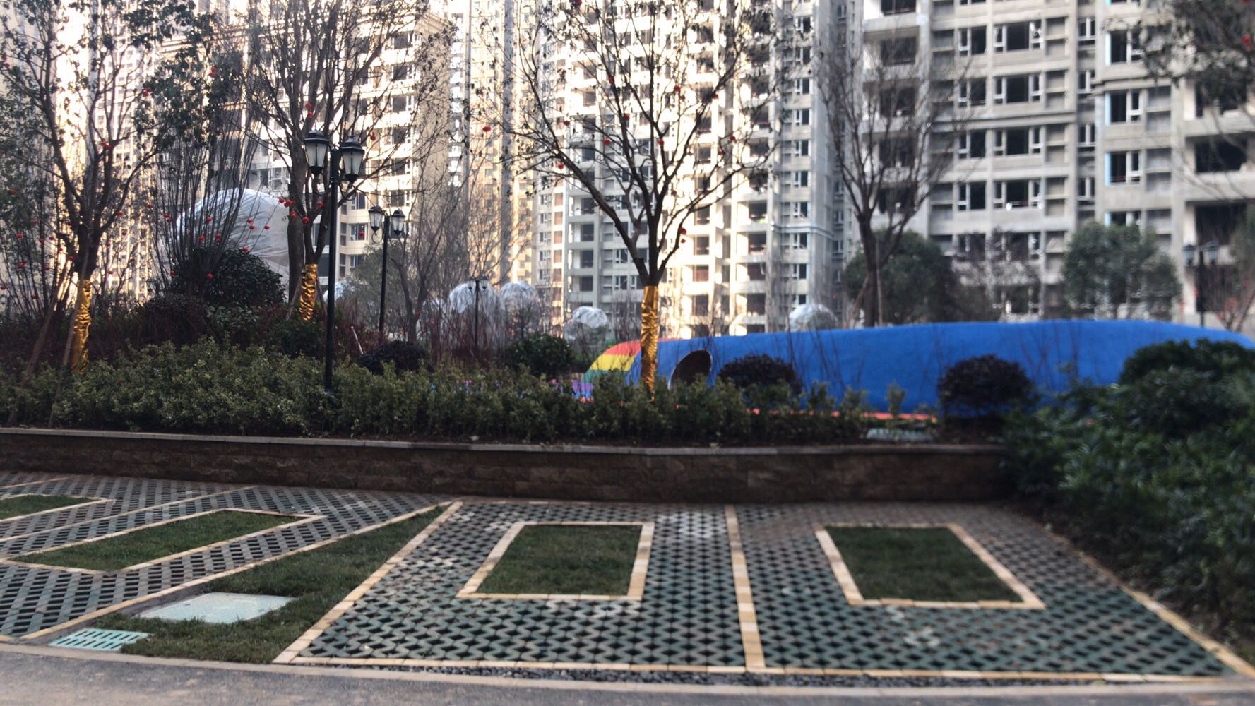 长安区悦美国际花园小区三期全是地面车位